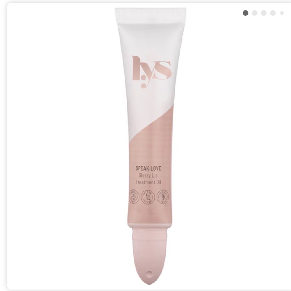 LYS Beauty Speak Love Glossy Lip Treatment Oil NIB- Soft Pink